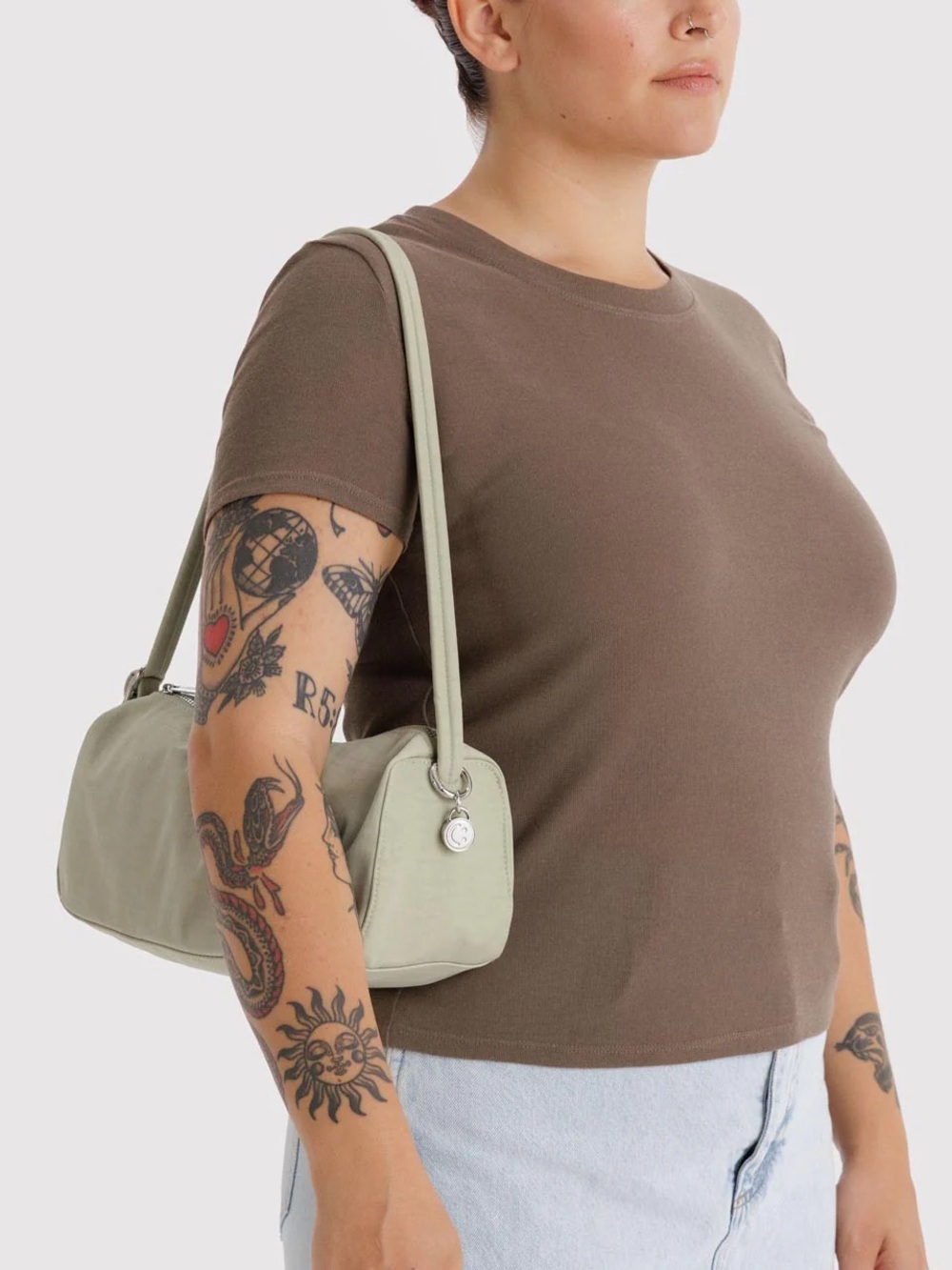 Baggu NYLON LOAF BAG - CELADON - Picture 3 of 8